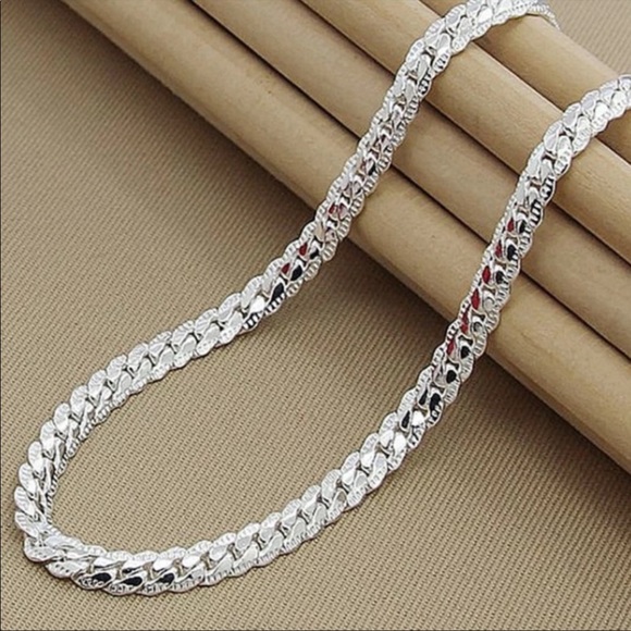 NEW S925 STERLING SILVER SNAKE NECKLACE - Picture 4 of 5